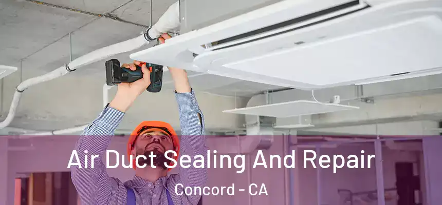 Air Duct Sealing And Repair Concord - CA